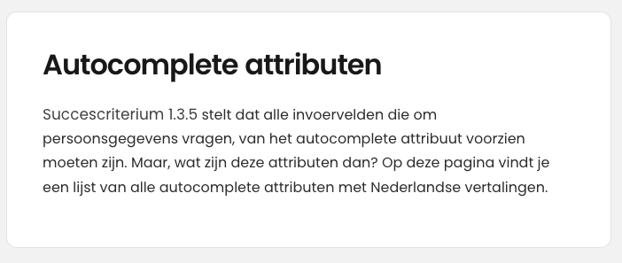 In de zwartwit weergave is alle tekst zwart, de hyperlink is niet te onderscheiden