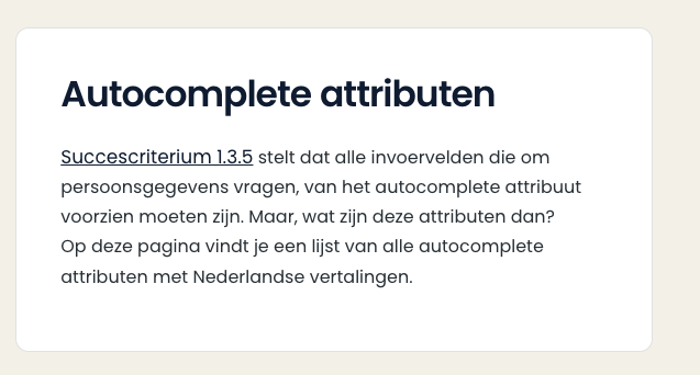 Wanneer de hyperlink onderstreept is, is dit in alle kleurweergaven duidelijk